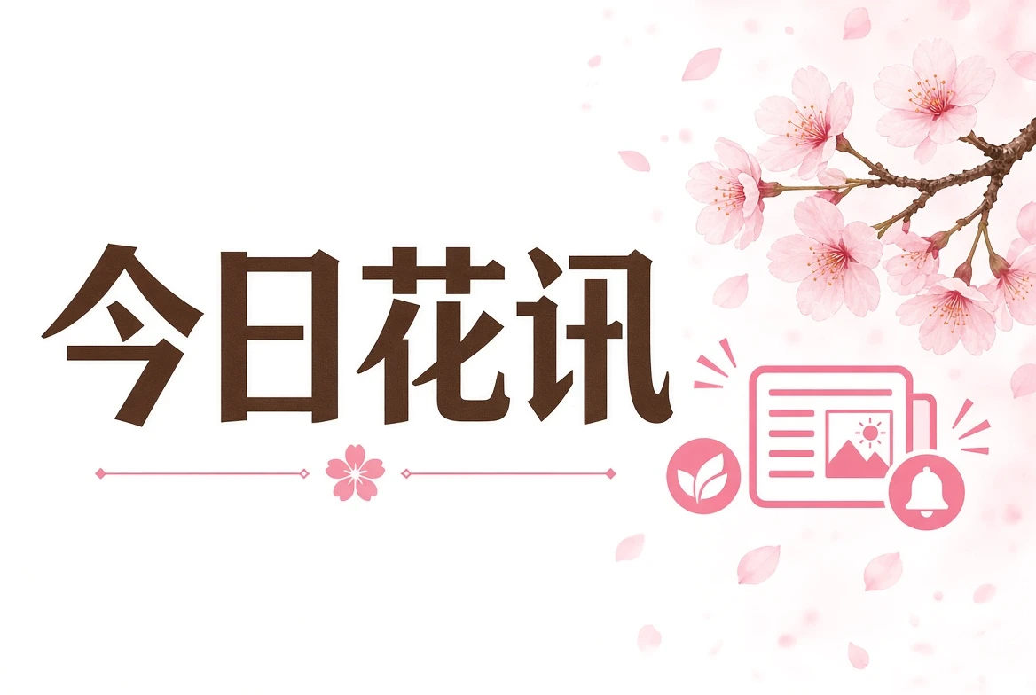 今日花讯主题图片